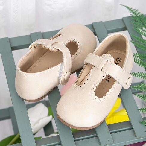 Toddler Little Girl Mary Jane Dress Shoes Party Back to School Shoes Ballet Flats for Girl in Saudi Arabia