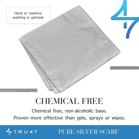 وشاح TRU47 فضي نقي (42 بوصة × 5.75 بوصة) in Kuwait