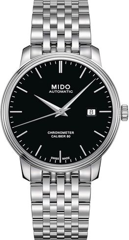 MIDO Baroncelli Chronometer Silicon Gent - Swiss Automatic Watch for Men - Black Dial - Case 40mm - M0274081105100 in Saudi Arabia