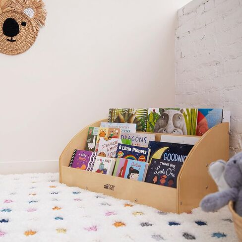 عرض كتب الأطفال الصغار من ECR4Kids، رف كتب للمبتدئين، طبيعي in Kuwait