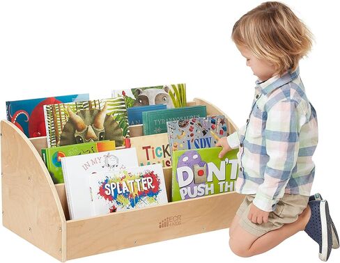عرض كتب الأطفال الصغار من ECR4Kids، رف كتب للمبتدئين، طبيعي in Kuwait