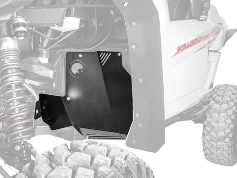واقيات الرفارف الداخلية SuperATV متوافقة مع 2025+ Yamaha Wolverine RMAX 2 / RMAX 4 | أقوى 5 مرات من جدار حماية المصنع | الترباس مباشرة إلى الإطار | متوافق مع جميع أذرع A | صنع في الولايات المتحدة الأمريكية in Kuwait