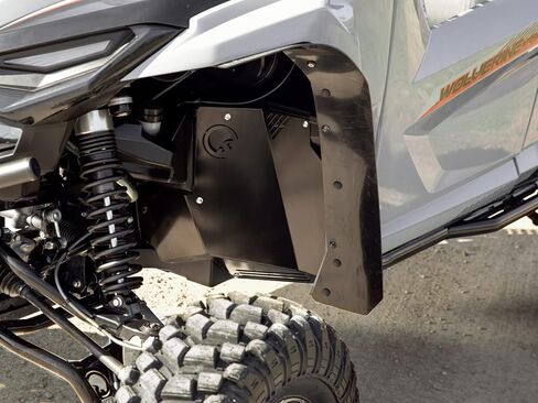 واقيات الرفارف الداخلية SuperATV متوافقة مع 2025+ Yamaha Wolverine RMAX 2 / RMAX 4 | أقوى 5 مرات من جدار حماية المصنع | الترباس مباشرة إلى الإطار | متوافق مع جميع أذرع A | صنع في الولايات المتحدة الأمريكية in Kuwait