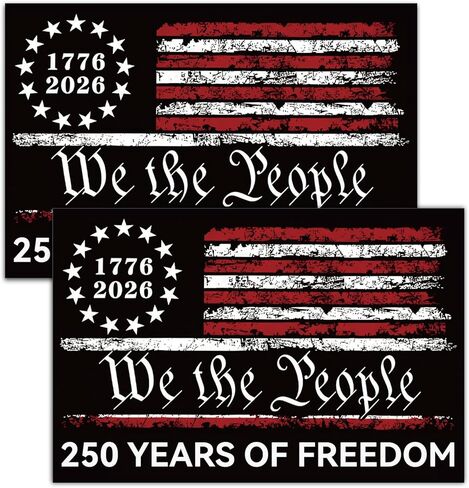 250 Years American Car Magnet - Patriotic Car Magnet for Truck, SUV, Fridge | Celebrate 250 Years of Independence, Liberty & National Pride (A 2PCS) in Saudi Arabia