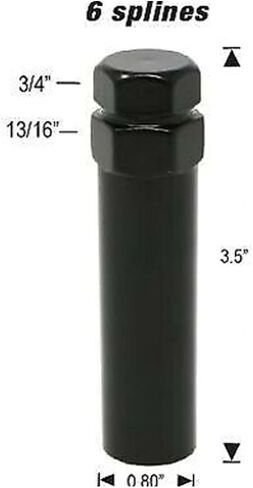 20 قطعة العروة المكسرات موالف Spline البلوط 7/16 كروم + مفتاح الجبهة اليسرى الخلفية اليمنى أداة إزالة الصواميل ل كامارو 1967-1971 1973 1975 1977 1979-1981 in Kuwait