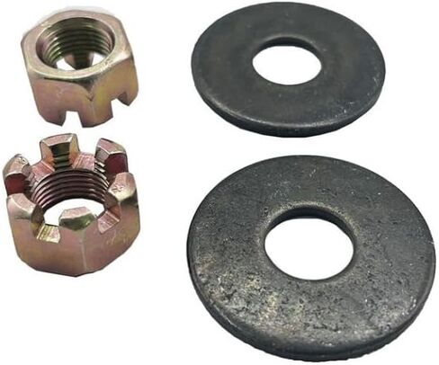 Rear Axle Wheel Hub Nut Set Washers 150cc 200cc 250cc Compatible with Automotive Motorcycle Parts Kandi GO Kart Dune Buggy in Saudi Arabia