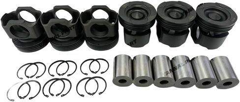 6 PC Piston Suitable for Cummins QSX15 Engine Part 3684472 4376243 4367161 2882630 in Saudi Arabia