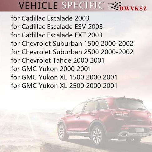 استبدال خرطوم سائل التبريد A/C لـ GMC Yukon XL 1500 5.3L 2000 2001، لـ Yukon XL 2500 6.0L 2000 2001، لـ Cadillac Escalade ESV 6.0L 2003، لـ Escalade EXT 6.0L 2003، (1x) in Kuwait