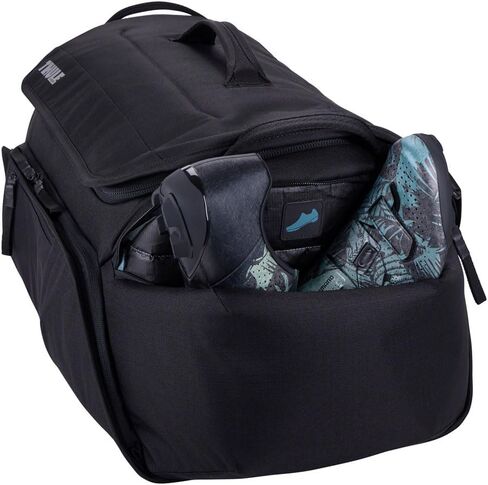 RoundTrip Bike Duffel 55L - Waterproof Travel Bike Gear Bag with Shoe & Helmet Compartments, Durable 600D Polyester, Organized Cycling Travel Duffel with Wheels & Removable Shoulder Strap for Ro in Saudi Arabia
