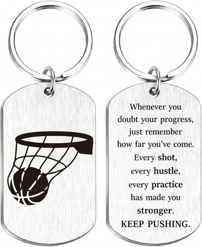 Basketball Gifts for Teen Boys & Girls - Inspirational Basketball Keychain - Gifts for Teenage Boys, Athletes, Players, Sons, Daughters - Coach & Team Sports Gift in Saudi Arabia