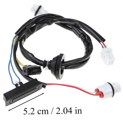 زر تحرير صندوق الباب الخلفي، استبدل 25380-EG010، 25380EG010، متوافق مع Nissan X-Trail T31 2008-2014، 4 دبابيس، قطعة واحدة in Kuwait