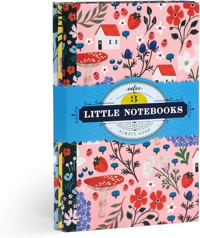 Piece & Love Piece: Cecilia's Little Notebooks-مجموعة من 3 ، 5.75 × 4 ، 64pg لكل منها ، مجلات البالغين ذات الطابع الطبيعي ، والملاحظات-المخطط ، والخطوط وشبكة النقطة in Saudi Arabia