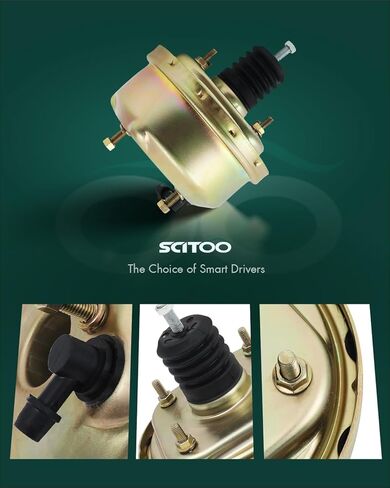 معزز مكابح الطاقة بغشاء واحد من SCITOO مقاس 7 بوصات مناسب لـ 1984 1986 لـ Buick Century 1992 1996-1997 لشفروليه C2500 استبدال T15807 (زنك) in Kuwait