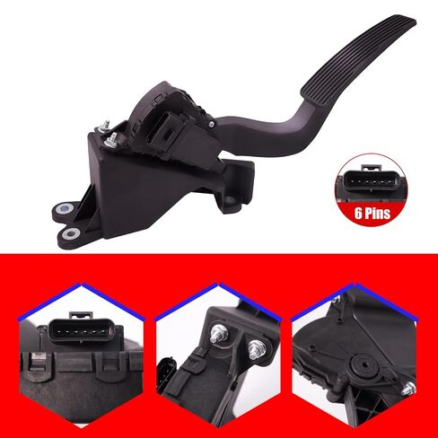 SMMS 4726004AB Accelerator Pedal with Position Sensor Fits for Chrysler 300 for Dodge Charger Magnum 2005-2006 Replaces OE APS151 4861708AA 4861708AB in Saudi Arabia