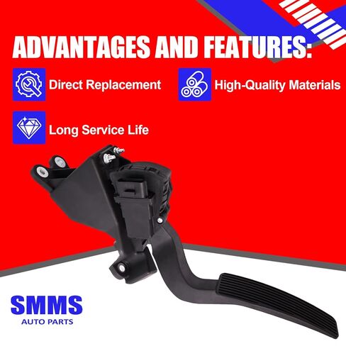 SMMS 4726004AB Accelerator Pedal with Position Sensor Fits for Chrysler 300 for Dodge Charger Magnum 2005-2006 Replaces OE APS151 4861708AA 4861708AB in Saudi Arabia