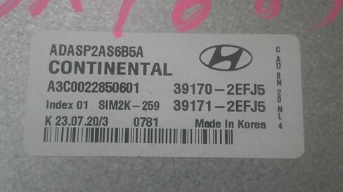 وحدة التحكم في المحرك ECM 2.0L تناسب 20 متوافقة مع Hyundai Elantra 39171-2EFJ5 391712EFJ5 in Kuwait