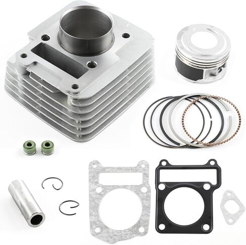 57mm 150cc Big Bore Cylinder Piston Ring Gasket Top End Rebuild Kit for Yamaha TTR125 TTR125E TTR125L TTR125LE 2002-2005 in Saudi Arabia