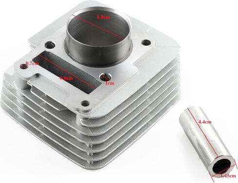 57mm 150cc Big Bore Cylinder Piston Ring Gasket Top End Rebuild Kit for Yamaha TTR125 TTR125E TTR125L TTR125LE 2002-2005 in Saudi Arabia