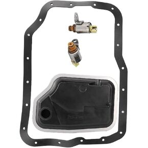Transmission Solenoid Filter Vehicle Parts Black Gasket Pan Compatible For Mazda 2 3 5 6 Accessories 4F27E Compatible For Mazda 323 CX7 in Saudi Arabia