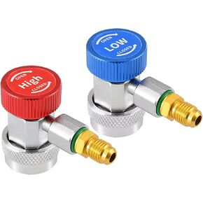 90 Degrees Quick Connectors Set Low/High HVAC Air Condition Adapter, 2PCS in Kuwait
