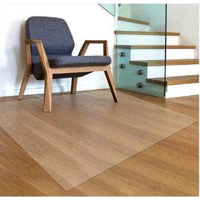 Transparent Chair Mat Clear PVC Floor Protector Plastic Table Cover, Hardwood Cover Protector Carpet,125/135/145/155cm Wide,100-300cm Length Easy to Clean,1.5mm-125x270cm in Kuwait