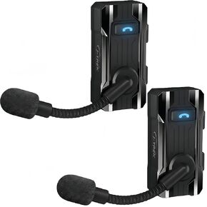 BH03 Bluetooth 5.4 Helmet Headphone, 8-Way Group Cycling Communication System with 1000m Range, Noise Cancelling Cycling Headset with Mic for Biking, Skiing, Climbing, Black Dual Pack in Saudi Arabia