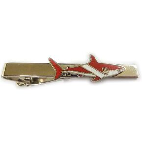 Scuba Diving Diver Flag Great White Shark Tie Bar Clip in Saudi Arabia