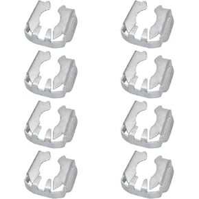 8 PCS Car Fuel Line Retainer Clips, Steel U-shaped Fuel Injector Retainer Clips Kit, 12570620 17113679 PC61004 Throttle Brake Injection Nozzle Clip, Compatible with Buick Cadillac Chevy GMC in Kuwait