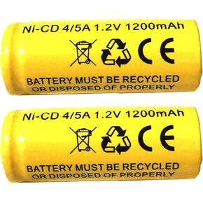 (2 حزمة) AA900mAh 1.2V Unitech BST DAA900BT AA Ni-CD 900mAh MINBO AA-1000 علامة خروج ضوء الطوارئ KR-AA900MAH Batteryhawk LLC بطارية خروج النار in Kuwait