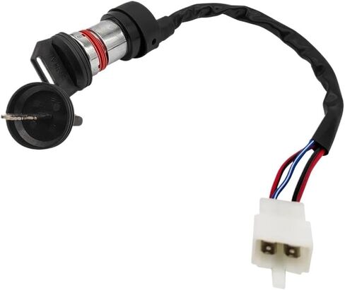 Ignition Key Switch Lock 4 Wires Compatible With Linhai LH 250 250cc 260 260cc 300 300cc 400 400cc ATV UTV in Saudi Arabia