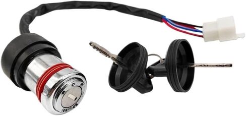 Ignition Key Switch Lock 4 Wires Compatible With Linhai LH 250 250cc 260 260cc 300 300cc 400 400cc ATV UTV in Saudi Arabia