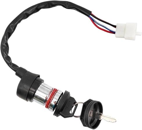 Ignition Key Switch Lock 4 Wires Compatible With Linhai LH 250 250cc 260 260cc 300 300cc 400 400cc ATV UTV in Saudi Arabia