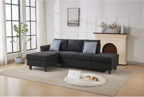 Hidden Storage Units and Matching Accent Pillows for Modern Homes Linen Black+ Gray Modular & Reconfigurable Hidden Storage Modern Home Decor in Saudi Arabia