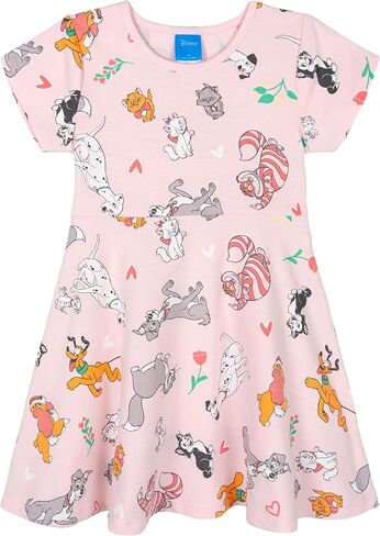 Disney Girls' Short Sleeve Skater Dress for Baby & Kids in Kuwait