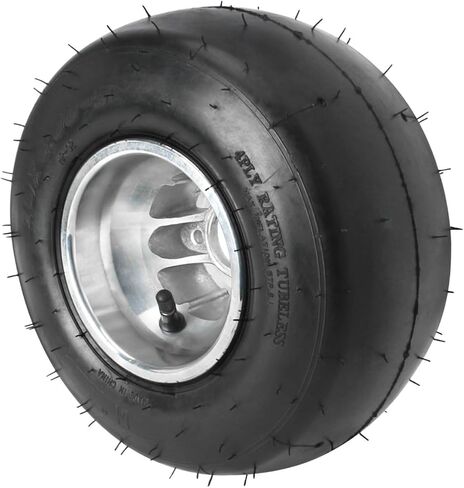 قطعتان من إطارات Go Kart مقاس 10x4.50-5 وعجلات من الألومنيوم مع محاور 17T - إطارات ناعمة ملساء لدراجة الانجراف، وعربة السباق، وATV، والرباعية، والجزازات in Saudi Arabia
