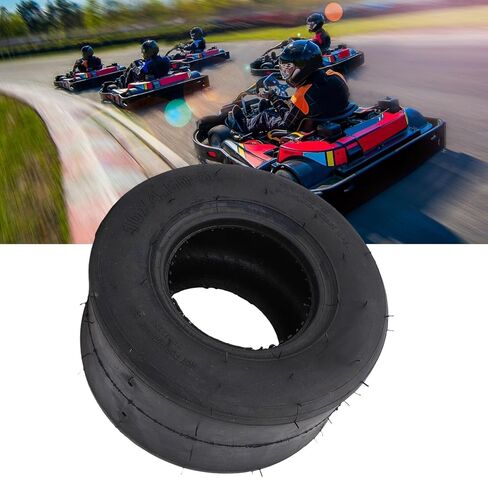 إطار أملس بدون أنبوب مقاس 10x4.50-5، إطار أملس من المطاط بدون أنبوب مكون من 4 طبقات مع تقنية جر الكتف، لعجلات Drift Trike وGo Kart مقاس 5 بوصة in Saudi Arabia