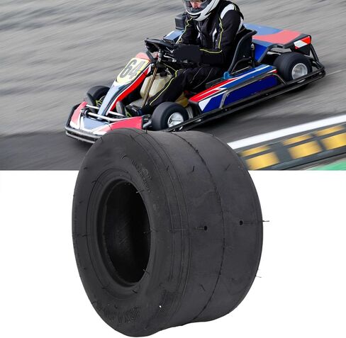 إطار أملس بدون أنبوب مقاس 10x4.50-5، إطار أملس من المطاط بدون أنبوب مكون من 4 طبقات مع تقنية جر الكتف، لعجلات Drift Trike وGo Kart مقاس 5 بوصة in Saudi Arabia