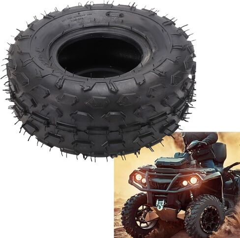 Acouto 145/70-6 Tubeless Tire High Strength Rubber Multifunctional Go Kart Tire Replacement for in Saudi Arabia