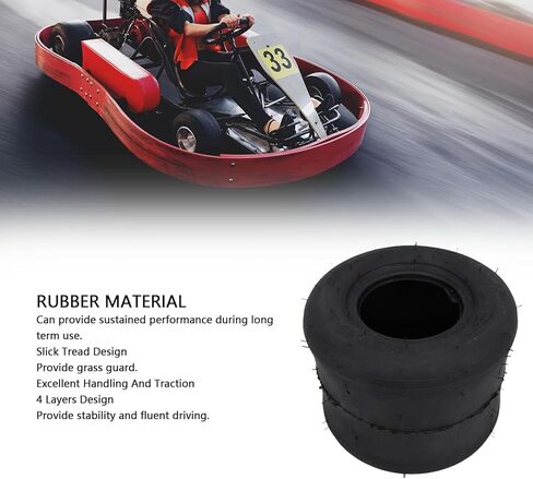 11x7.10-5 Go Kart Tire, Tubeless Slick Tire with Shoulder Traction Technology for Drift Trike Go Kart ATV UTV Mower in Saudi Arabia