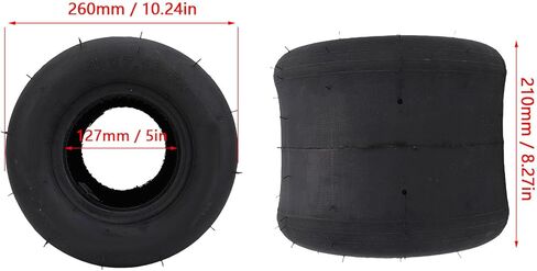 11x7.10-5 Go Kart Tire, Tubeless Slick Tire with Shoulder Traction Technology for Drift Trike Go Kart ATV UTV Mower in Saudi Arabia
