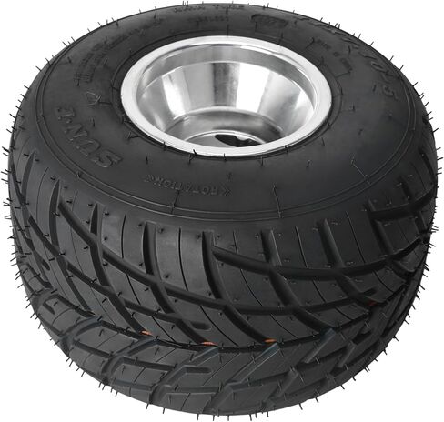 4 عبوات 11x7.10-5 إطارات مطر بدون أنابيب وإطارات 5 بوصات لعربة التسوق، دراجة ثلاثية العجلات، دراجة صغيرة، نمط مسمار 3 عروات 50 مم in Kuwait
