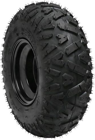 2pcs 145/70-6 Go Kart Tires & Wheels, 4PR Tubeless Off-Road Tires, 3-Stud 78mm Bolt Pattern Rims with Front Wheel Hubs & Steering Knuckles for 50cc-125cc ATVs, Mini Bikes, Go Karts in Saudi Arabia