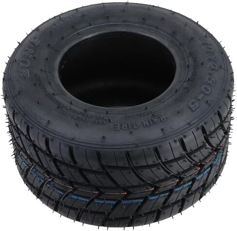 SUN-F 10x4.50-5 Tubeless Go Kart Tire, Non Slip Rain Proof Front Wheel for ATV UTV Quad Bike in Saudi Arabia