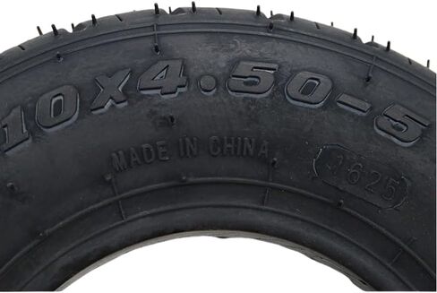 SUN-F 10x4.50-5 Tubeless Go Kart Tire, Non Slip Rain Proof Front Wheel for ATV UTV Quad Bike in Saudi Arabia