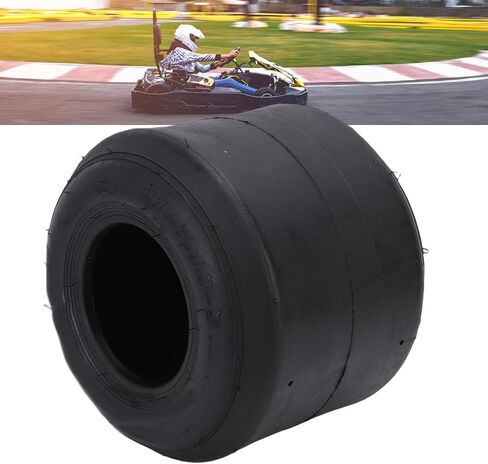 Acouto 11x7.10-5 Go Kart Tubeless Tire Slick Tread Rubber Go Kart Racing Tire Replacement for 5 Inch Rim in Saudi Arabia