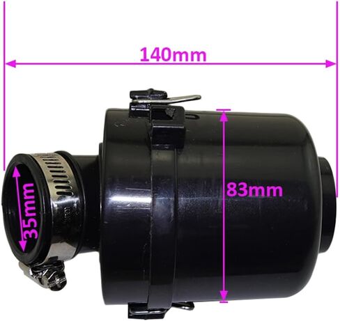 Waterproof 35mm Angled Filter For ATV Quad Go Kart Pit Dirt Mini Bikes in Kuwait