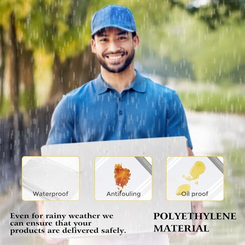 Metronic 25Pcs Poly Mailers 17.7x22 Inch,Large Shipping Bags for Clothes Bulk,Strong Self Adhesive Shipping Envelopes for Small Business,Waterproof Mailing Envelopes for Packaging White in Kuwait