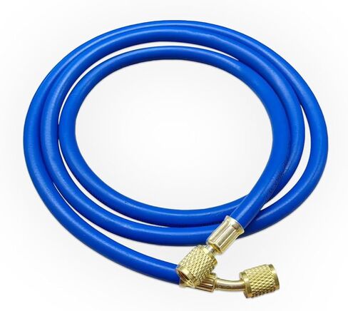 AC Refrigerant Charging Hose, 60 Inch HVAC Hose with 1/4" SAE Flare, 800 PSI Working Pressure for R134A R410A R22, Manifold Gauge Tube for Car & Home Air Conditioner Refrigeration Maintenance (Red) in Saudi Arabia