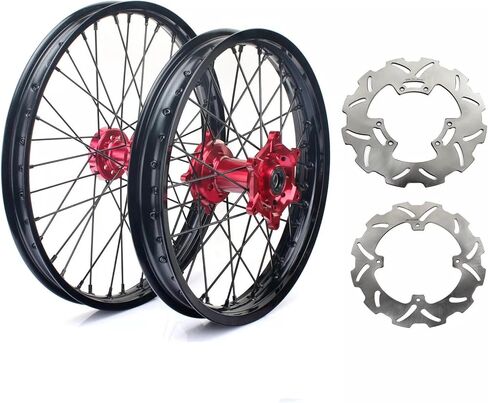 TOFR 21 "18" عجلات محاور الحافات مجموعة دوارات الفرامل لهوندا CRF250R CRF450R CRF 250X 450X 04-16 in Saudi Arabia