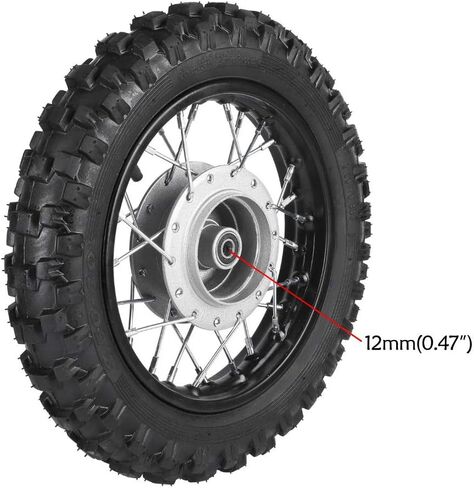 TDPRO Front 2.5-10 10" Wheel Tire and Rim 1.4 x 10 With 12mm Bearing for 50cc CRF50 XR50 Dirt Pit Bike in Saudi Arabia